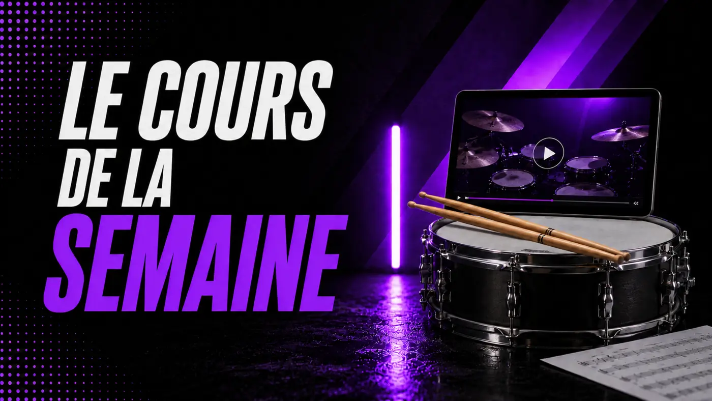 Le cours de batterie de la semaine Drums'n'Rock